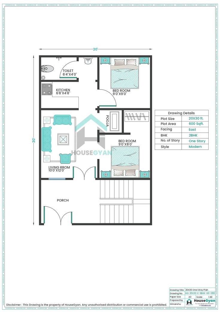 the floor plan for a two bedroom apartment with an attached kitchen and living room area