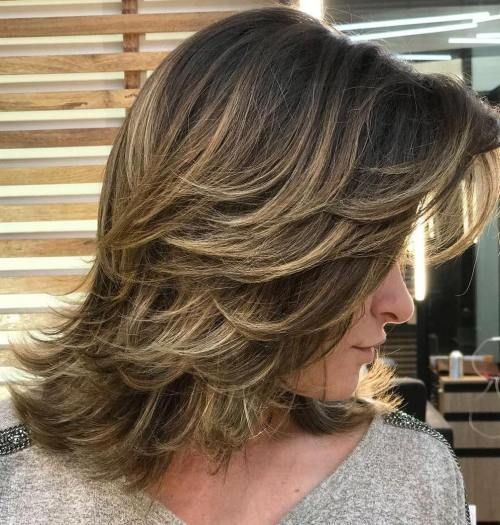 80 Sensational Medium Length Haircuts for Thick Hair Mid Length Layered Haircuts, Thick Hair Cuts, Medium Layered Haircuts, Blonde Haircuts, Midlength Haircuts, Shoulder Length Hair Cuts, Haircuts For Medium Hair, Shag Haircut, Haircut For Thick Hair