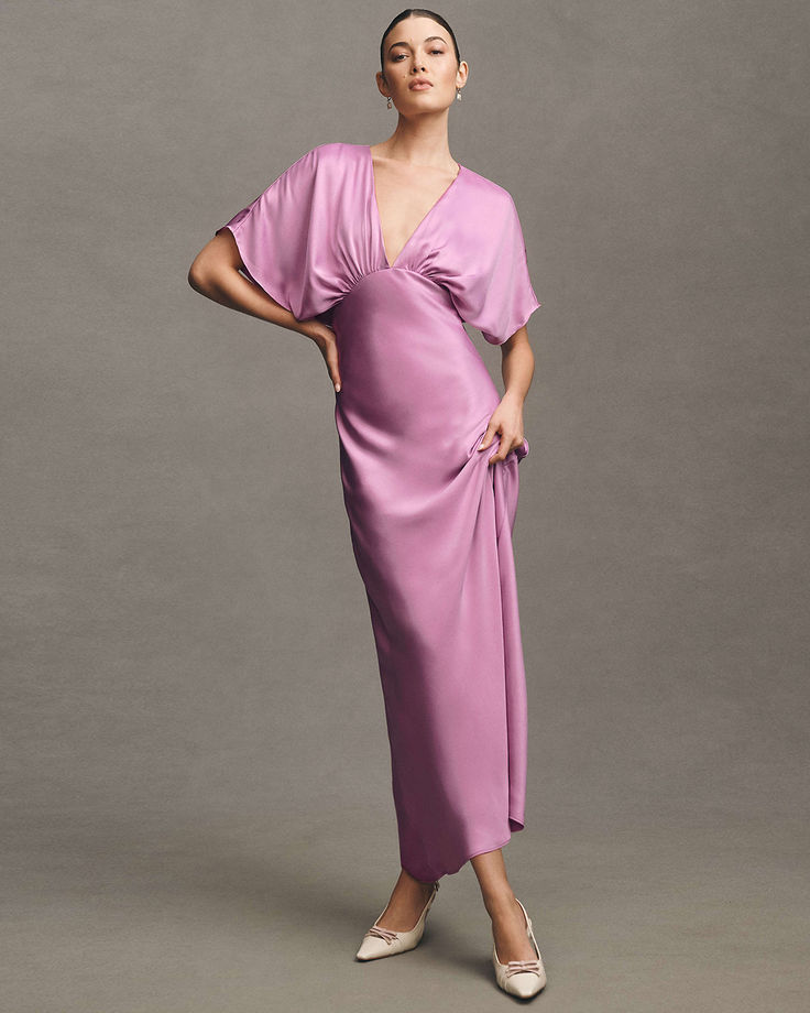 Looking for more bridesmaid dress inspo? You've arrived at the *perfect* place. Choose from plenty of colors, silhouettes, fabrics, and sizes to find a style worth celebrating in. Find pink, sage, black, and floral bridesmaid dresses – plus more hues and patterns – at Anthropologie. Bridesmaid Dress Ideas, High Neck Evening Dress, Fall Bridesmaid, Fall Bridesmaids, Floral Bridesmaid Dresses, Fall Bridesmaid Dresses, Draped Bodice, Bridesmaid Dresses Plus Size, Satin Maxi