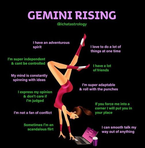 a woman in a pink dress is dancing with her legs spread out and the words gemin rising above her head