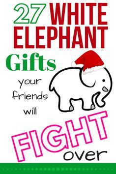 Santa Party, Best White Elephant Gifts, Gag Gifts Christmas, White Elephant Party, Gift Label, Christmas Gift Exchange, White Elephant Gifts Exchange, Thanksgiving Games, Funny Christmas Gifts