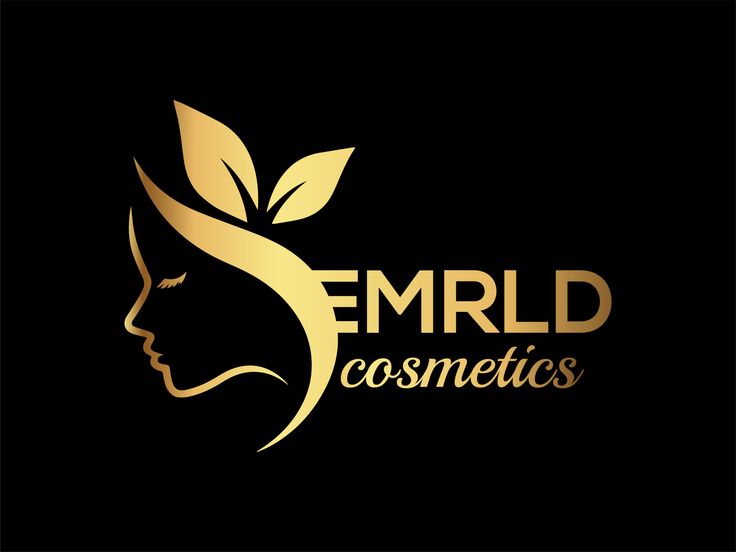 Emrld Cosmetics Logo Cosmetics Logo Design Ideas, Online Shop Aesthetic, Cosmetic Logo Design, Socks Logo, Logo Online Shop, Cosmetics Logo, Tool Logo, Estate Logo Design, Logo Desing