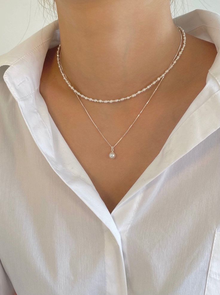 Details Pearl drop necklace Product Info Color: Silver Material: 925 silver [Our Policy] Exchange/refund are available within 7 days after receiving the product(s).Exchange/refund are not available for any worn product(s) or products damaged by customers.Please understand ivory and white related colored products are not available for exchange or refund.Shipping fee for exchange and refund due to change in customer’s mind such as size or color change is at customer’s own expense. Shipping fee is Sterling Silver Necklace With White Silver Chain, Silver Round Drop Necklace Fine Jewelry, White Dainty Drop Necklace With Clavicle Chain, White Clavicle Chain Drop Necklace As Gift, Dainty White Drop Necklace With Clavicle Chain, White Drop Clavicle Chain Jewelry, Fine Jewelry Silver Necklace With Pearl Drop, Fine Jewelry White Drop Necklace For Anniversary, Silver Teardrop Dainty Necklace