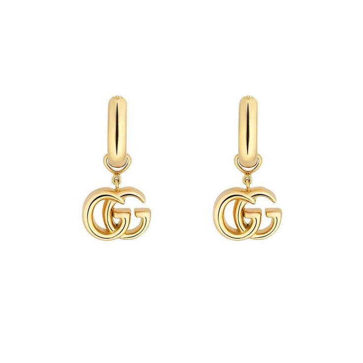 Reference: YBD58201700100U Yellow Gold Earrings, Yellow Gold Earring, Gold Earrings, Gold Necklace, Yellow Gold, Gucci, Running, Yellow, Free Shipping