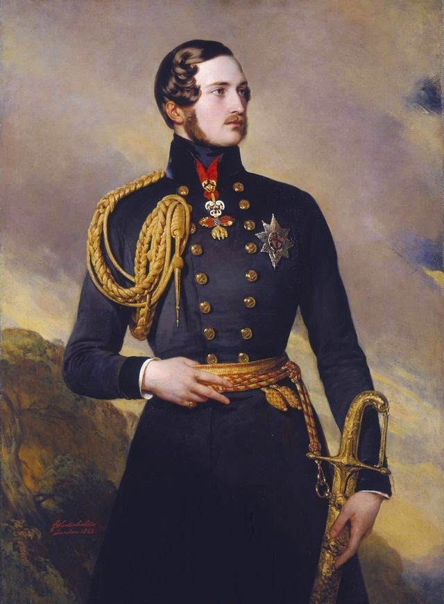 an old painting of a man in uniform