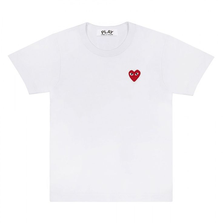 Comme Des Garcons T Shirt, Cdg Shirt, Red Play, Cdg Play, Play Comme Des Garcons, Love Store, Comme Des Garcons Shirt, Comme Des Garcons Play, Red Tshirt