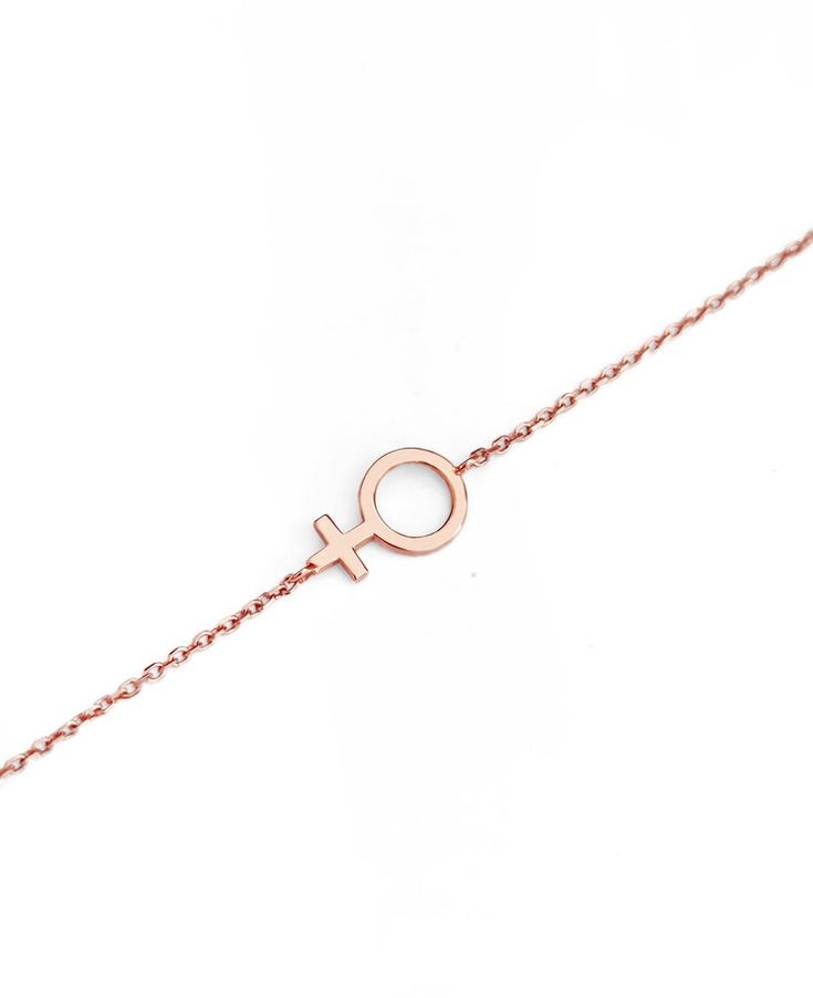 14K 9K Female Symbol Bracelet Solid gold bracelet Dainty | Etsy Hypoallergenic Gold Bracelet Gift, Hypoallergenic Round Gold Bracelet, Modern 14k Gold Bracelet, Modern Rose Gold Chain Bracelet, Delicate Chain Gold Bracelet, Simple Design Yellow Gold Bracelet, Modern Rose Gold Bracelet, Hypoallergenic 14k Gold Bracelets, Minimalist Gold Bracelet