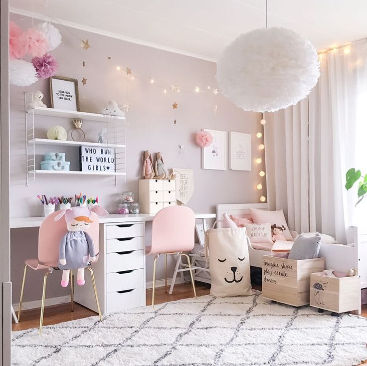 Shared Girls Room, Girl Room Inspiration, Shared Girls Bedroom, Cool Room Decor, Girls Rooms, Kids Room Inspiration, Baby Rooms, Girl Bedroom Designs