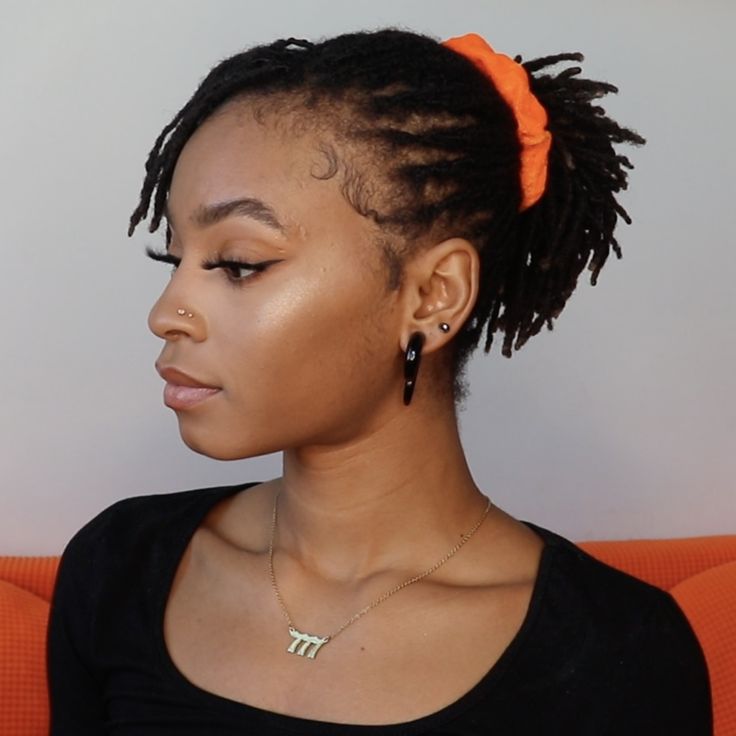 Short Loc Ponytail, Coil Locs, Feminine Locs, Hairstyles Side Part, Loc Ponytail, Pretty Updos, Small Locs, Dreadlocks Styles, Jumbo Twists