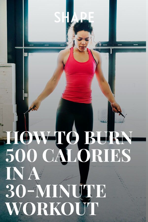 a woman is doing exercises with her dog in the background and text that reads, how to burn 500 calories in a 30 - minute workout