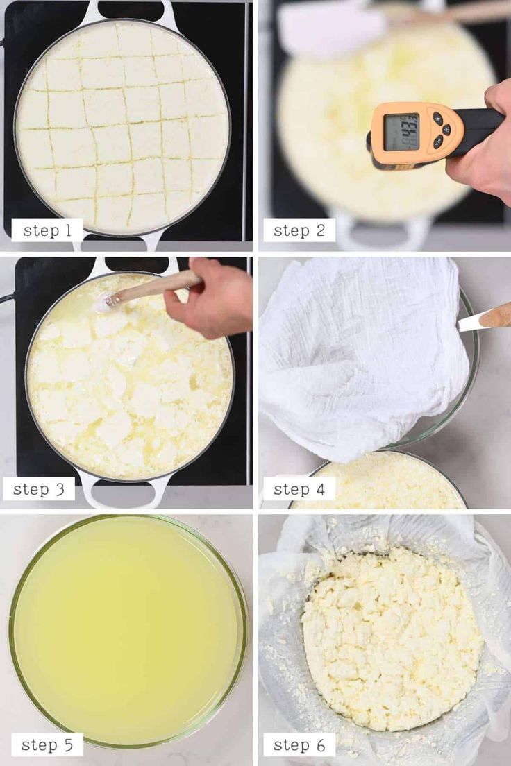 the process to make an omelette is shown here