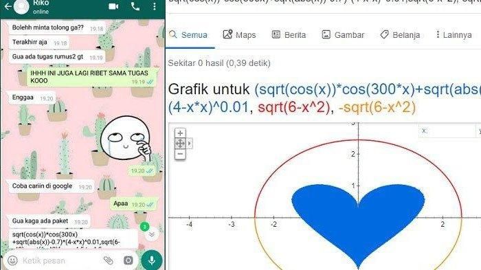 two screens showing the same image on one screen and another with a blue heart in the middle