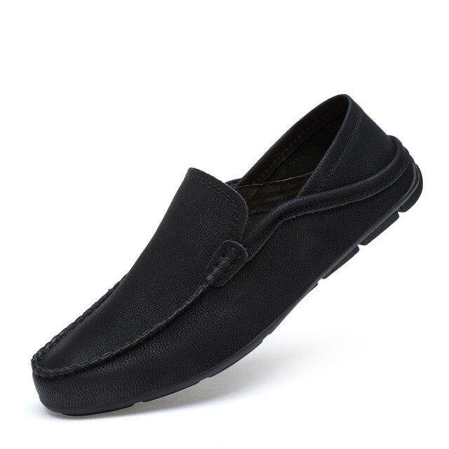 Upper Material: Split Leather Outsole Material: Rubber Closure Type: Slip-On Shoes Type: Boat Shoes Pattern Type: Solid Insole Material: PVC Lining Material: Synthetic Driving Shoes Men, Shoes Pattern, Shoe Pattern, Elegant Shoes, Shoe Insoles, Fashion Sandals, Summer Style Casual, White Shoes, Leather Loafers