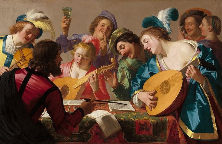 an image of a group of people playing musical instruments