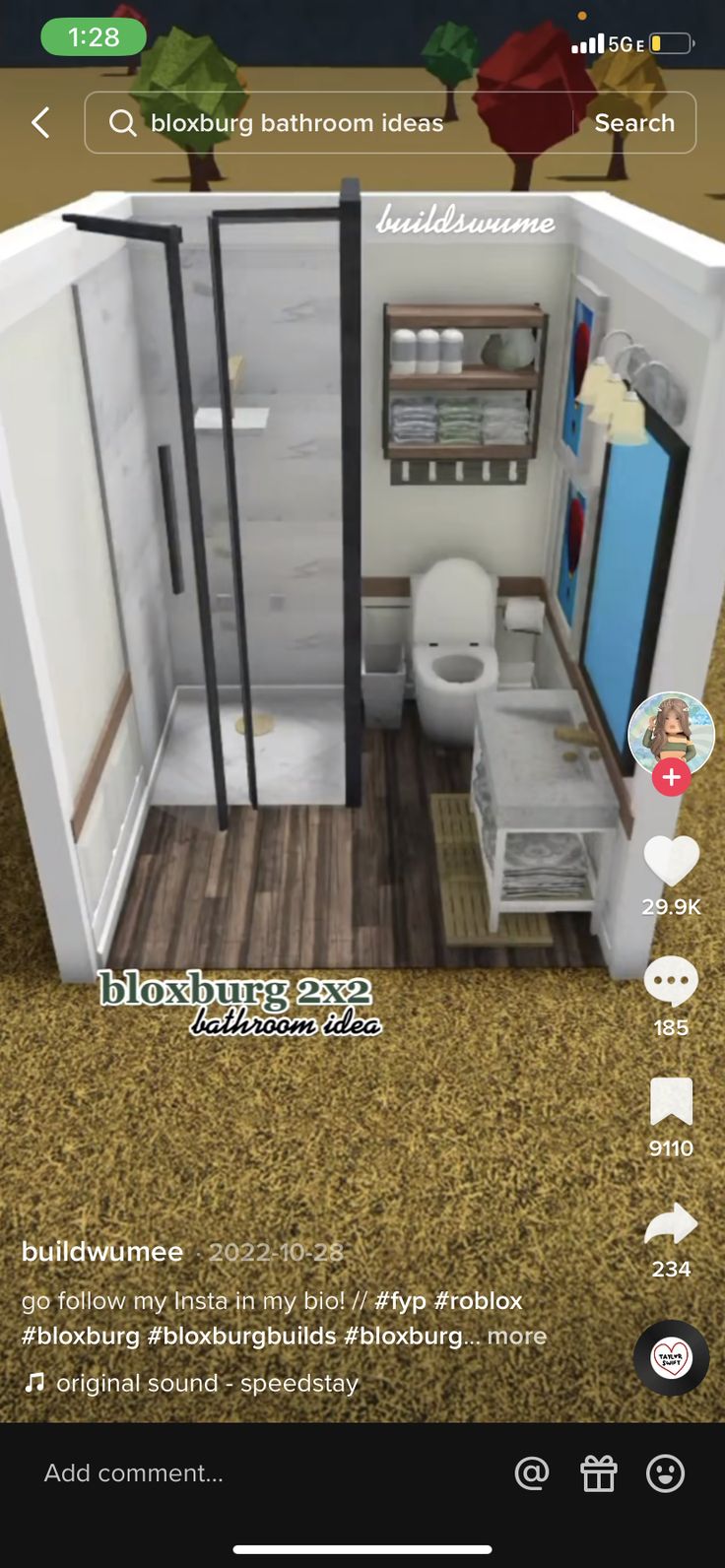 an interactive bathroom is shown on the app