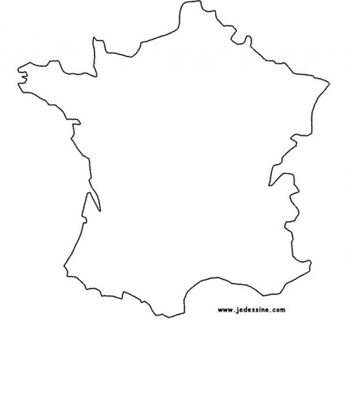 a black and white map of france with the capital in it's outlines