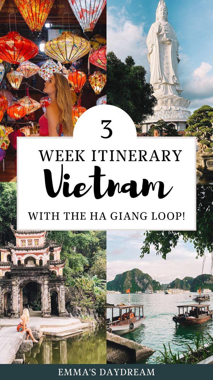 vietnam with the title 3 week itinerary vietnam with the ha giang loop