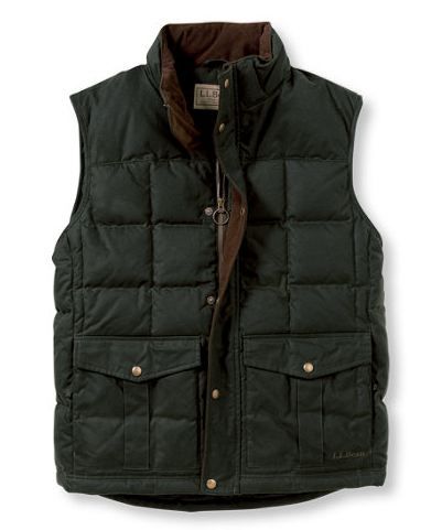 L.L Bean Waxed-cotton Down Vest Chaleco Casual, Rivaldo, Hunting Vest, Moncler Jacket, Kinds Of Shoes, Fancy Pants, Down Vest, Waxed Cotton, Style Profile