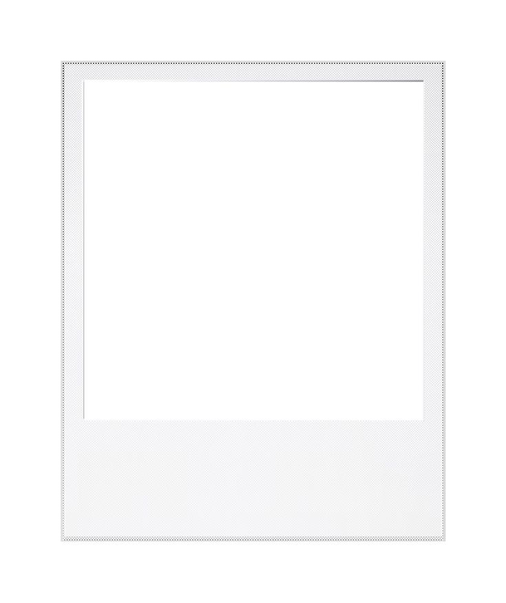 an empty white frame on a white background