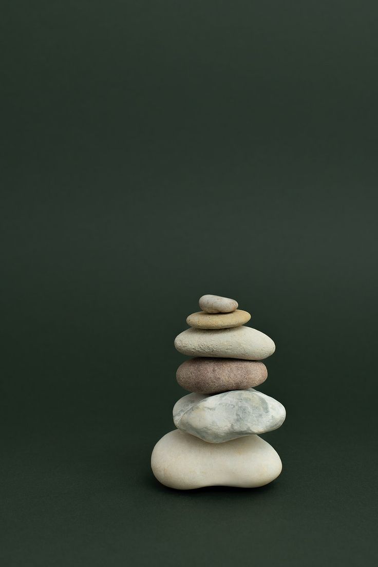 a stack of rocks sitting on top of each other