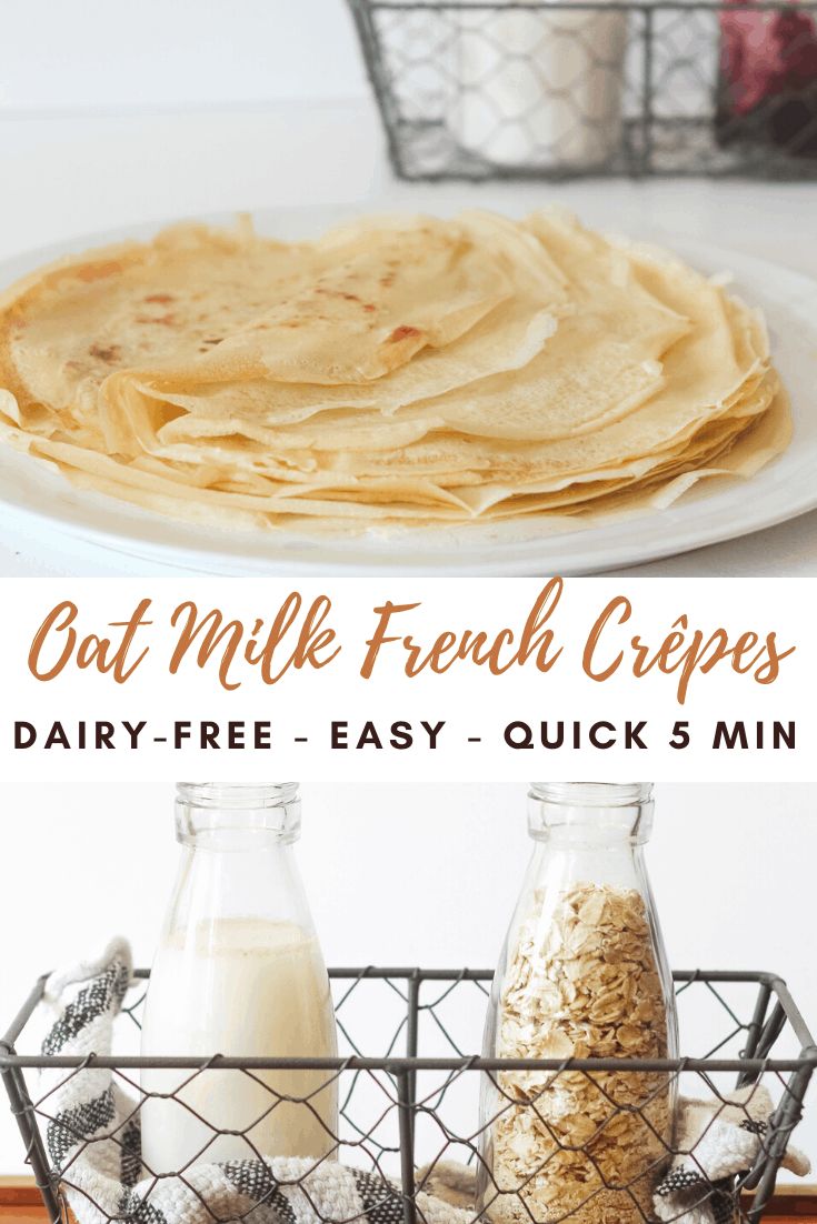 a white plate topped with pancakes next to a glass bottle filled with milk and cookies