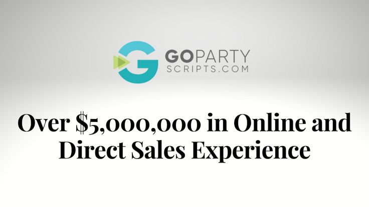 Go Party Scripts | Online Party & Event Planning | Direct Sales |