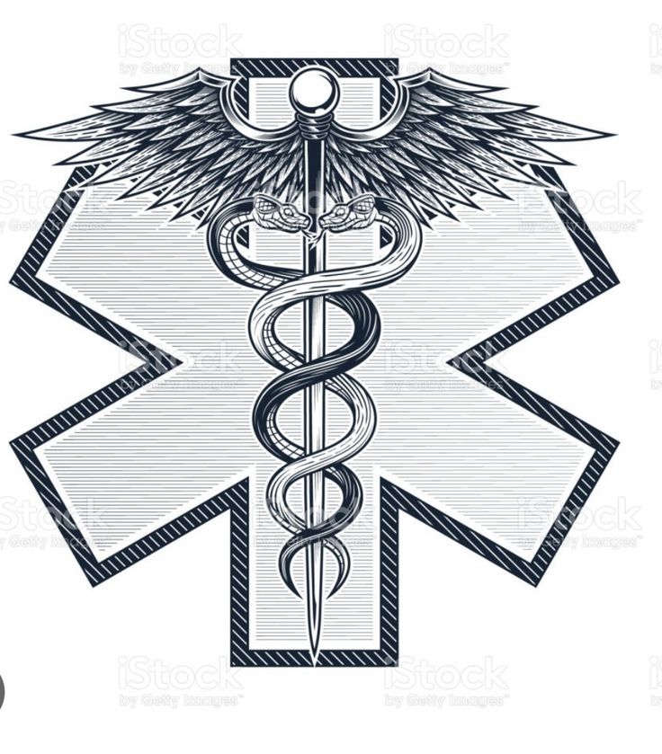 a cadus medical symbol with wings and staffs on it royalty illustration stock photo