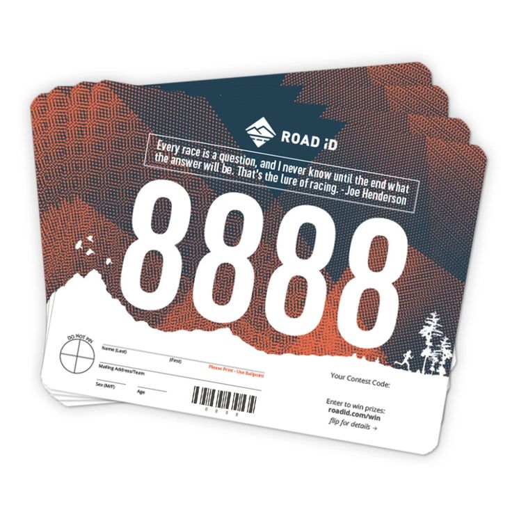 a road id with mountains and trees in the background, on a white card that reads'8988 '