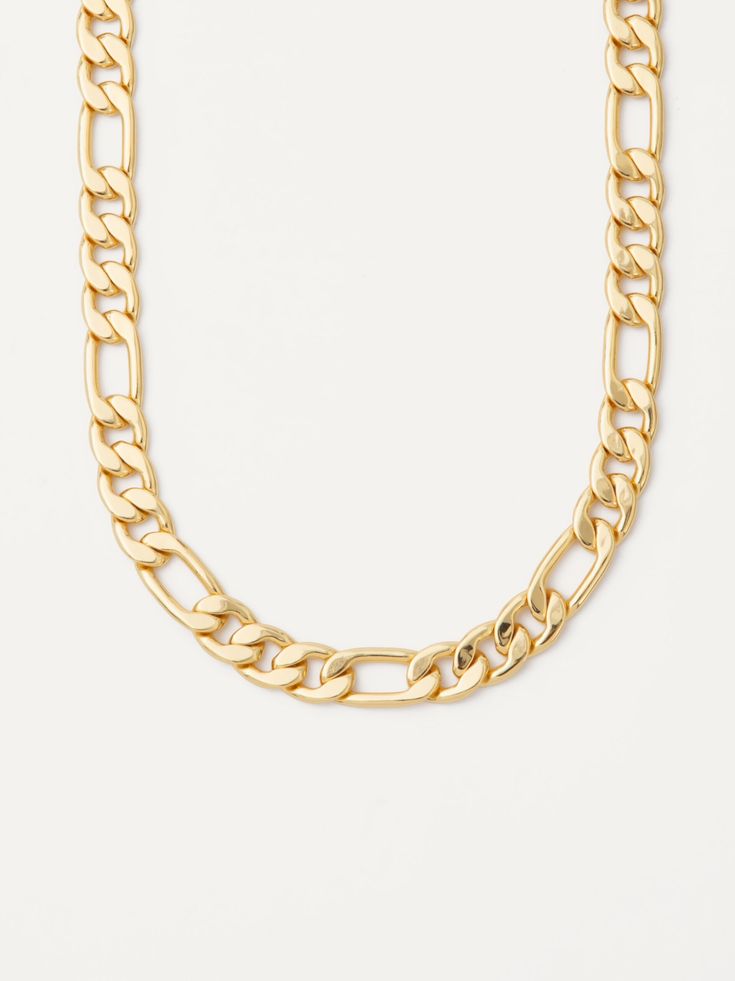 A testament to timeless jewelry. With meticulous craftsmanship and enamel neutral colors, our bold Figaro chain necklace redefines classic elegance. Dubai Necklace, Figaro Chain Necklace, Figaro Chains, Figaro Chain, Timeless Jewelry, Classic Elegance, Brass Finish, Neutral Colors, Rhodium Plated