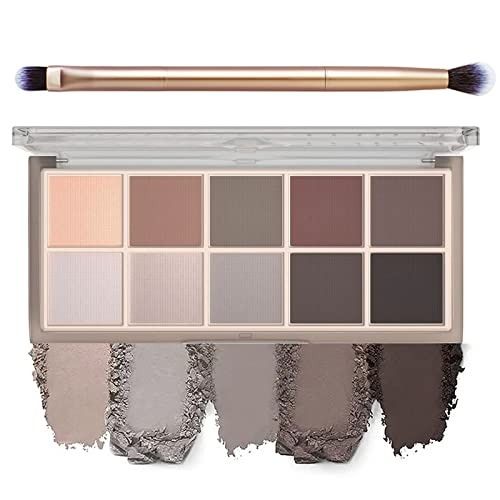 BestLand Eye Shadow Palette, Cool Cement Cool Neutral Eyeshadow Palette, Eyeshadow Palette Cool Tone, Cool Tones Eyeshadow Palette, True Winter Eyeshadow Palette, Cool Toned Makeup Palette, Cool Tone Brown Eyeshadow, Eyeshadow For Cool Skin Tone, Deep Summer Makeup, Cool Tone Eyeshadow Looks Blue Eyes