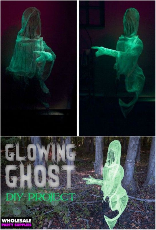 glow in the dark ghost costume for halloween