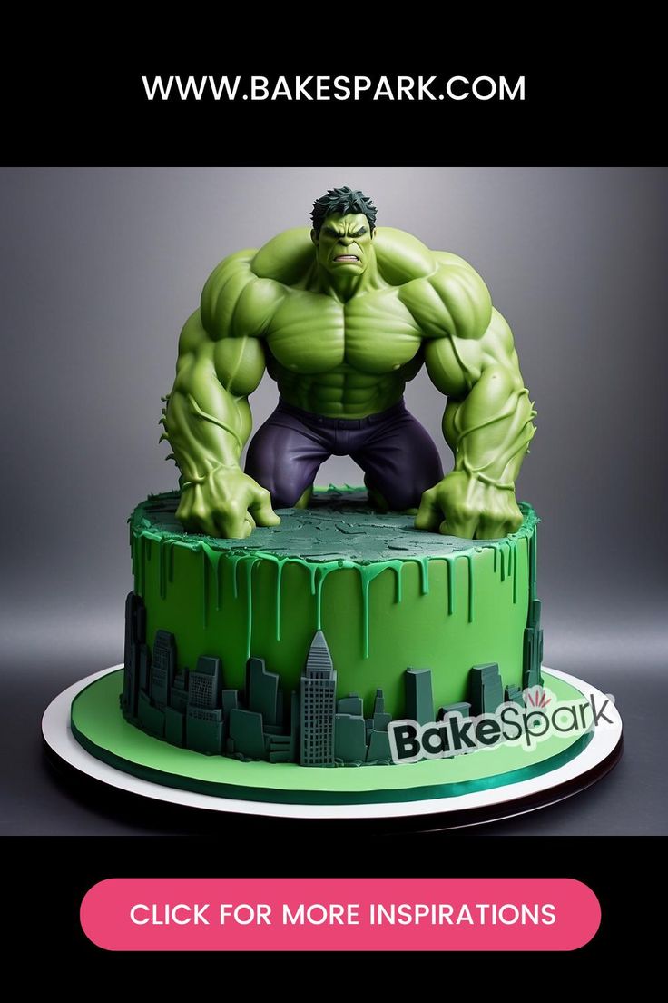 Go Green: Epic Hulk Cake Ideas for Your Next Superhero Party Hulk Cakes For Boys, Superheroes Birthday Cake, Hulk Pasta, Hulk Cake Ideas, Hulk Cake Design, Hulk Smash Cake, Hulk Birthday Cake, Marvel Birthday Cake, Hulk Birthday Cakes