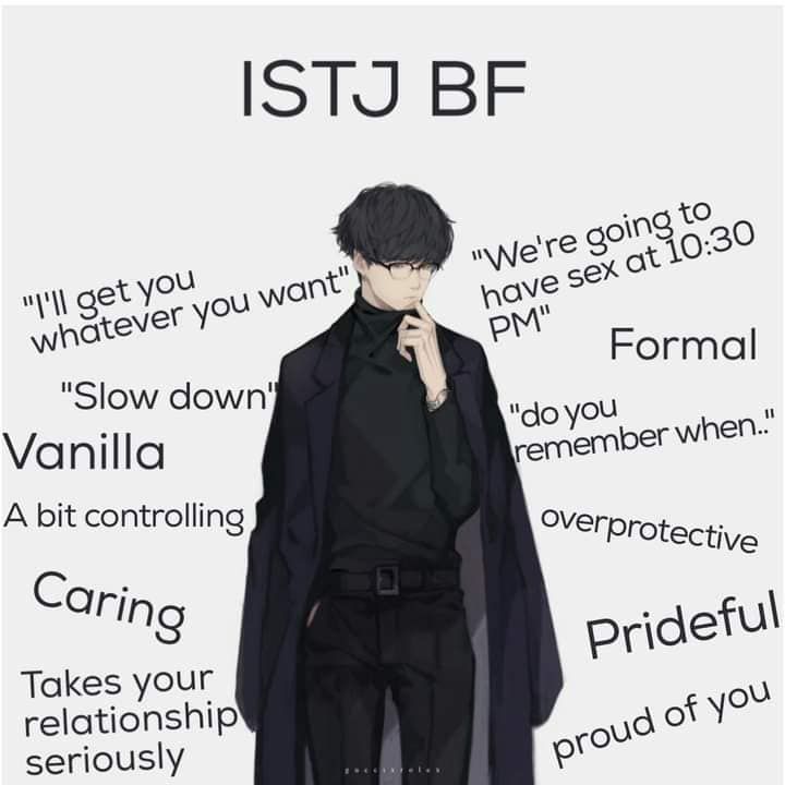 Types Of Boyfriends Mbti, Istp Mbti Boyfriend, Estp Istj Relationship, Mbti As Boyfriends, Infp Istj Couple, Istj Mbti Boyfriend, Istj Intj Relationship, Intp Istj Relationship, Intp Boyfriend