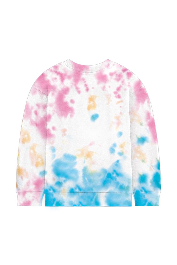 Product details Kids crewneck sweatshirt in relaxed fit featuring tie-dye pattern in multi-color through out. Graphic printed in front. Rib knit cuffs and hem. *Slight color variations may occur, given the nature of the dyeing process. Cotton /Poly Machine Wash Cold, Tumble Dry Low Imported Size + Fit Unisex, Relaxed fit. size guide XS(4-6), S(6-8), M(10-12), L(13-14), XL(14-16) Product Code PORT11GB010 Cool Tie Dye Patterns, Christmas Tie Dye, North Pole Christmas, Christmas Ties, Dye Sweatshirt, Oversized Crewneck, Cool Ties, Boy Accessories, Tie Dye Sweatshirt