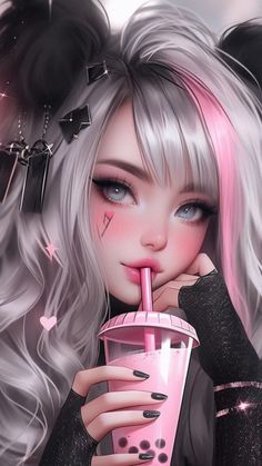 ليلو وستيتش, Anime Show, Pink Wallpaper Girly, Girly Drawings, Girly Art Illustrations, Anime Artwork Wallpaper, Dessin Adorable, Digital Art Anime