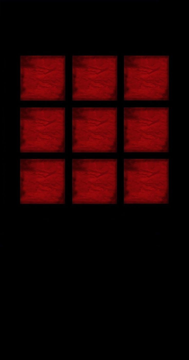 a black background with red squares on it