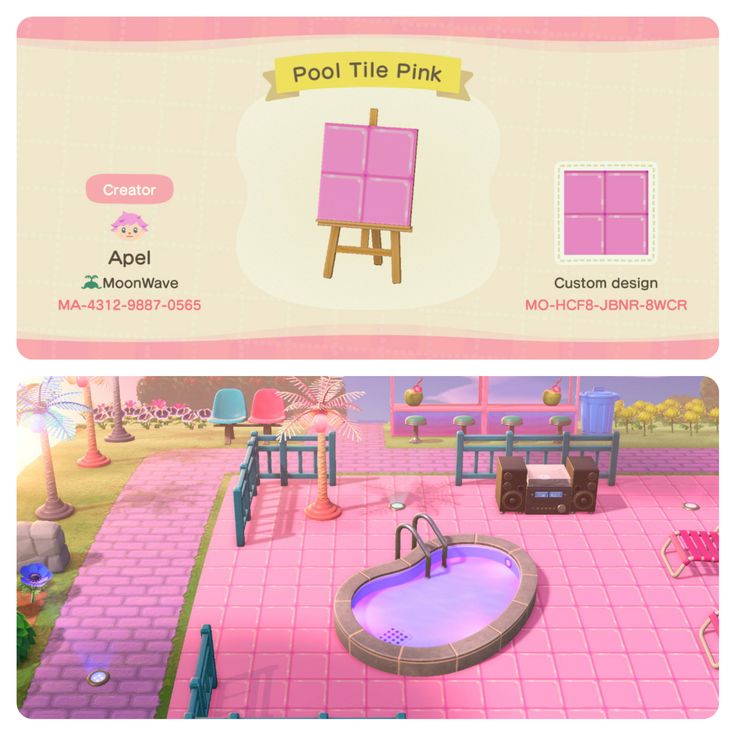 an animal crossing game is shown in two different screens, one pink and the other blue