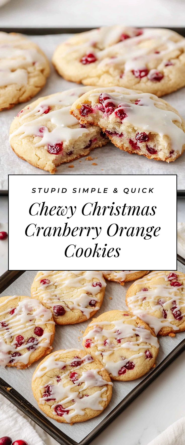 Image for Chewy Christmas Cranberry Orange Cookies Cranberry Orange Cookies, Christmas Cranberry, Cranberry Dessert, Ricotta Cookies, Cookie Platter, Orange Cookies, Holiday Cookie Exchange, Christmas Baking Recipes, Gluten Free Christmas