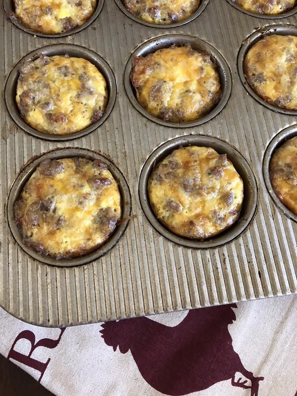 muffins are in the pan ready to be baked