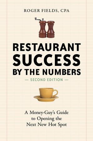 the cover of restaurant success by the numbers, with two coffee cups and saucers