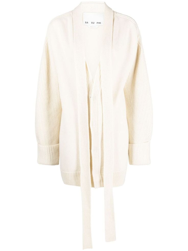 ivory white cashmere knitted construction scarf detailing open front extra-long sleeves rolled cuffs thigh-length Extra Long Sleeves, Sweater Boots, Beige Sweater, Cashmere Cardigan, Knitwear Cardigan, Fall Sweaters, Ivory White, Lady Dior, Knitwear Women