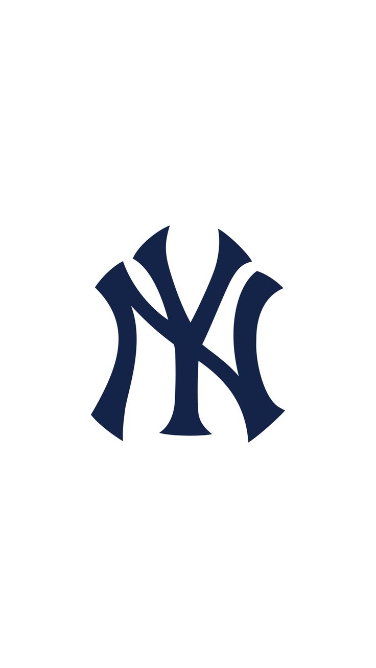 the new york yankees logo on a white background