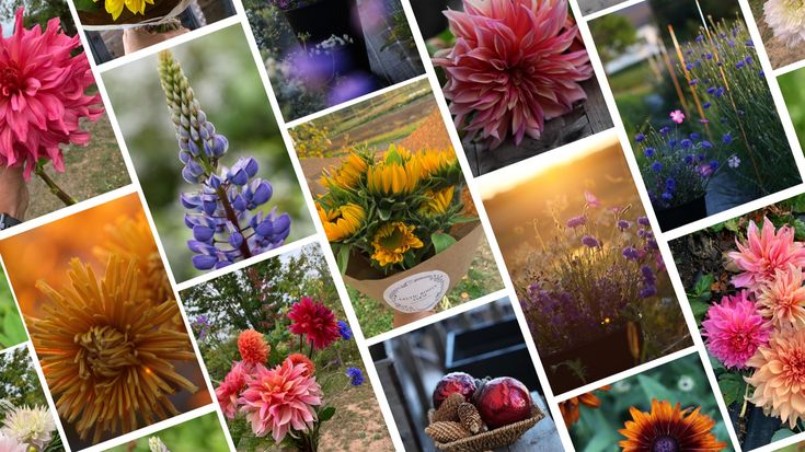 Farmhouse and Blooms