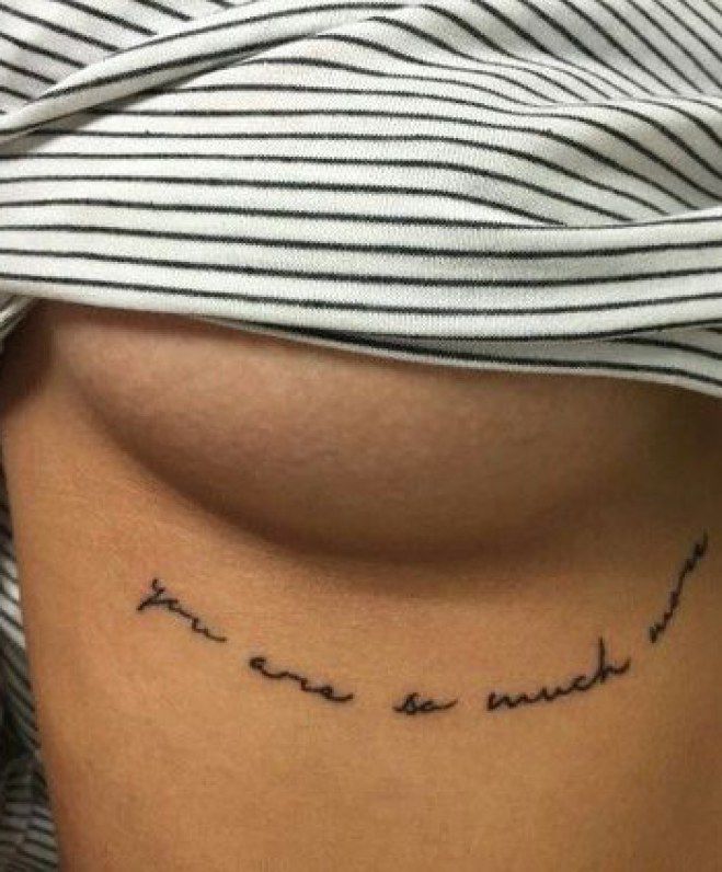 a woman's stomach with the words, i am so much written on it