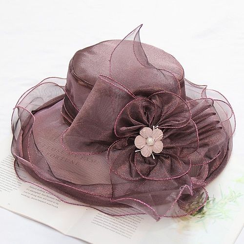 Category:Fascinators,Hats,Headwear; Embellishment:Flower,Pure Color,Splicing,Tulle; Gender:Women's; Quantity:1 PC; Theme:Vintage Theme,Head,Fashion,Birthday,Holiday,Classic Theme,Beach Theme,Wedding; Style:Vintage,Elegant; Hats Category:Straw Hat,Sun Hat,Floppy Hat,Bucket Hat; Occasion:Holiday,Casual; Material:Organza; Front page:WE; Shipping Weight:0.13; Listing Date:03/18/2024; Head Circumference: Style Année 20, Kentucky Derby Fascinator, Bridal Tea Party, Derby Fascinator, Wedding Party Accessories, Tea Party Wedding, Bridal Tea, Summer Hats For Women, Wedding Tea