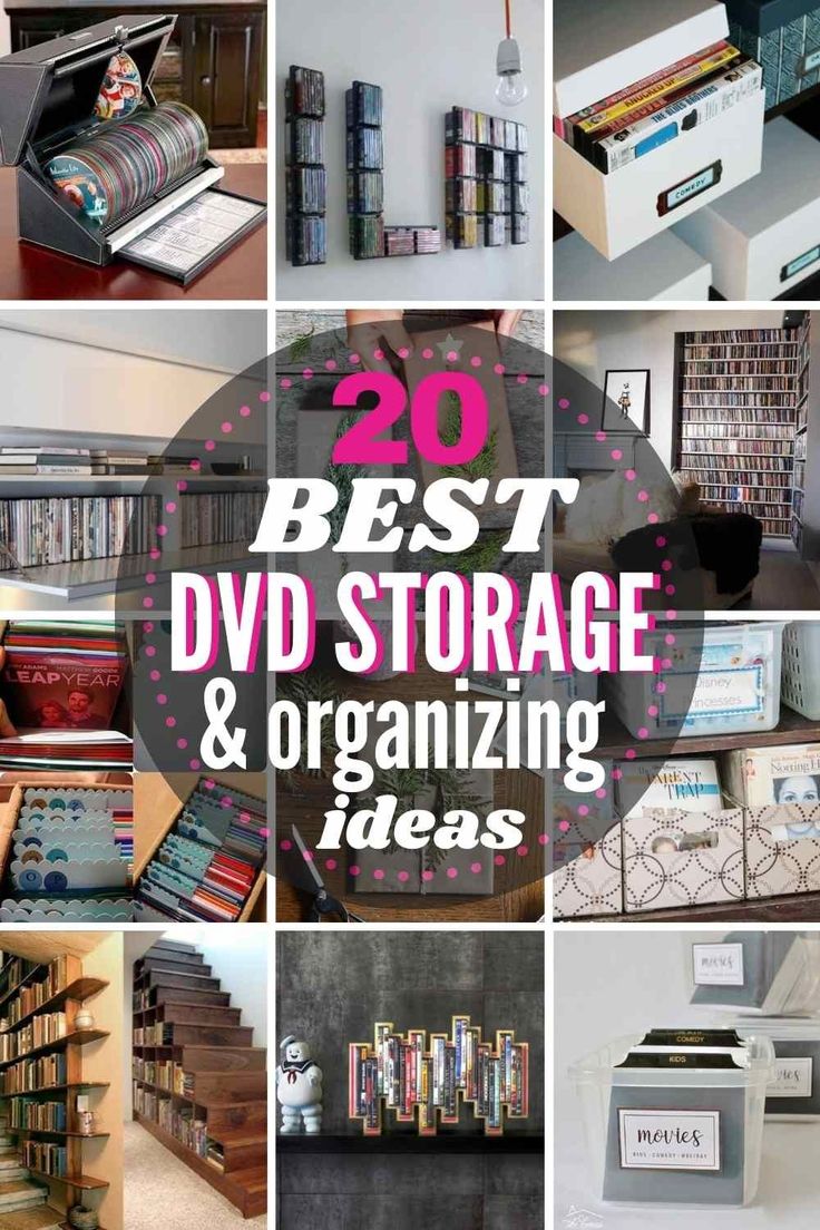 the top 20 best dvd storage and organizing ideas