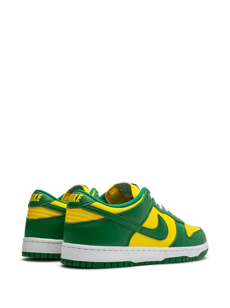 Nike Dunk Low Brazil, Dunk Low Brazil, Brazil Dunks, Brazilian Flag, Sneakers Green, Balenciaga Track, Balenciaga Triple S, Nike Dunk Low, Green And Yellow