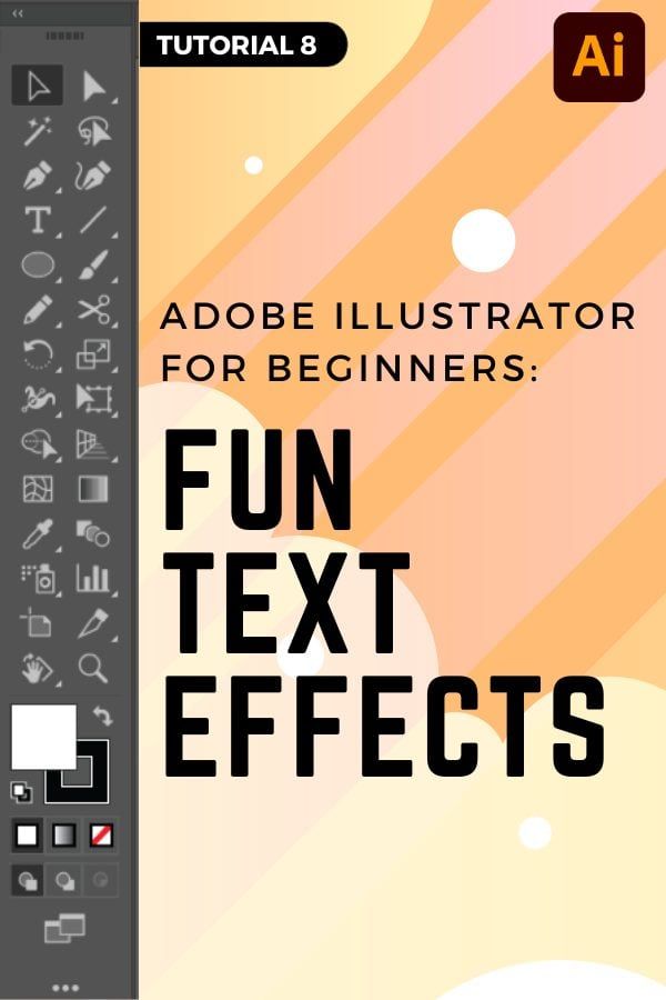 the text effects in adobe for beginners is shown with an image of a computer screen