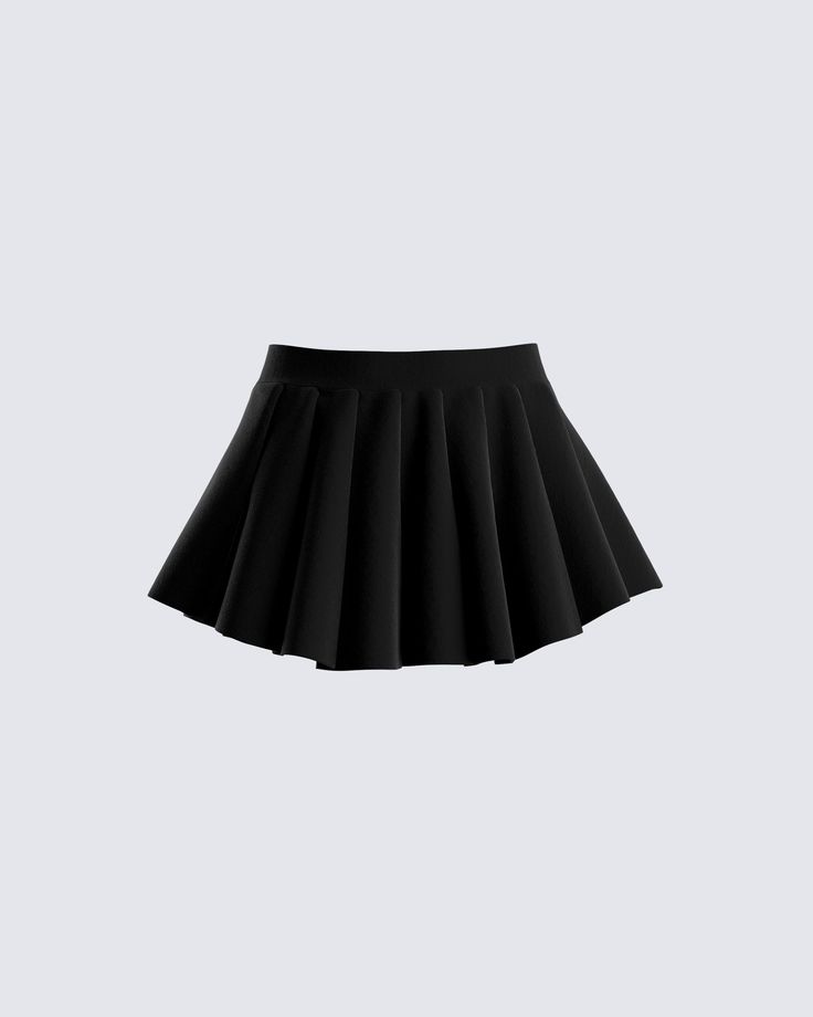 Addler Black Pleated Mini Skirt Trendy Flared Mini Skirt, Trendy Solid Short Length Tennis Skirt, Trendy Solid Color Short Tennis Skirt, Solid Color Pleated Tiered Skort, Trendy Flared Skort, Trendy Skort With Flared Skirt, Trendy Solid Color Flared Skort, Trendy Solid Color Mini Pleated Skirt, Trendy Solid Color Skort For Party