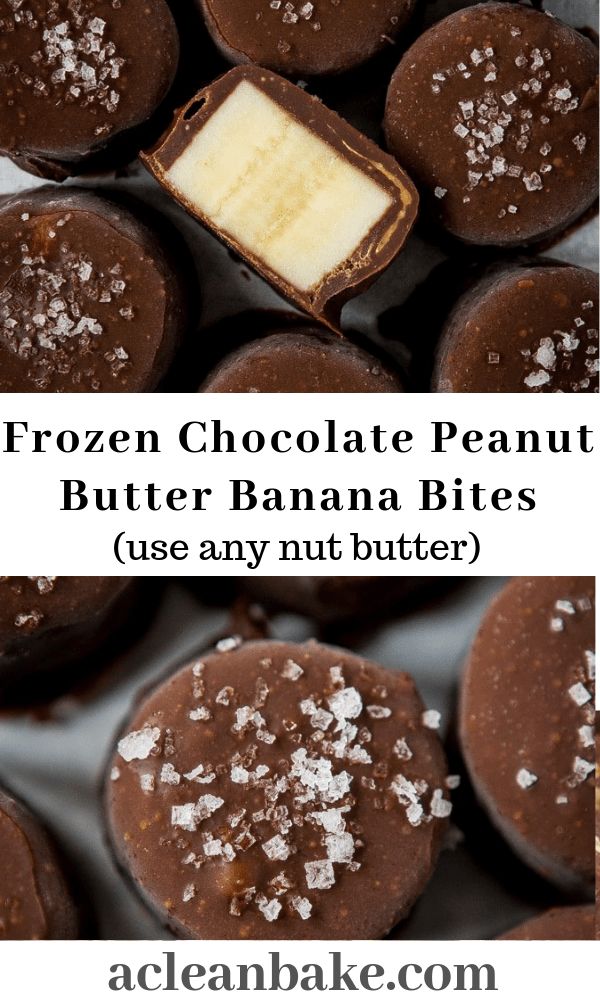 vegan gluten free paleo chocolate peanut butter banana bites